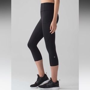 Lululemon Fast and Free Crop leggings